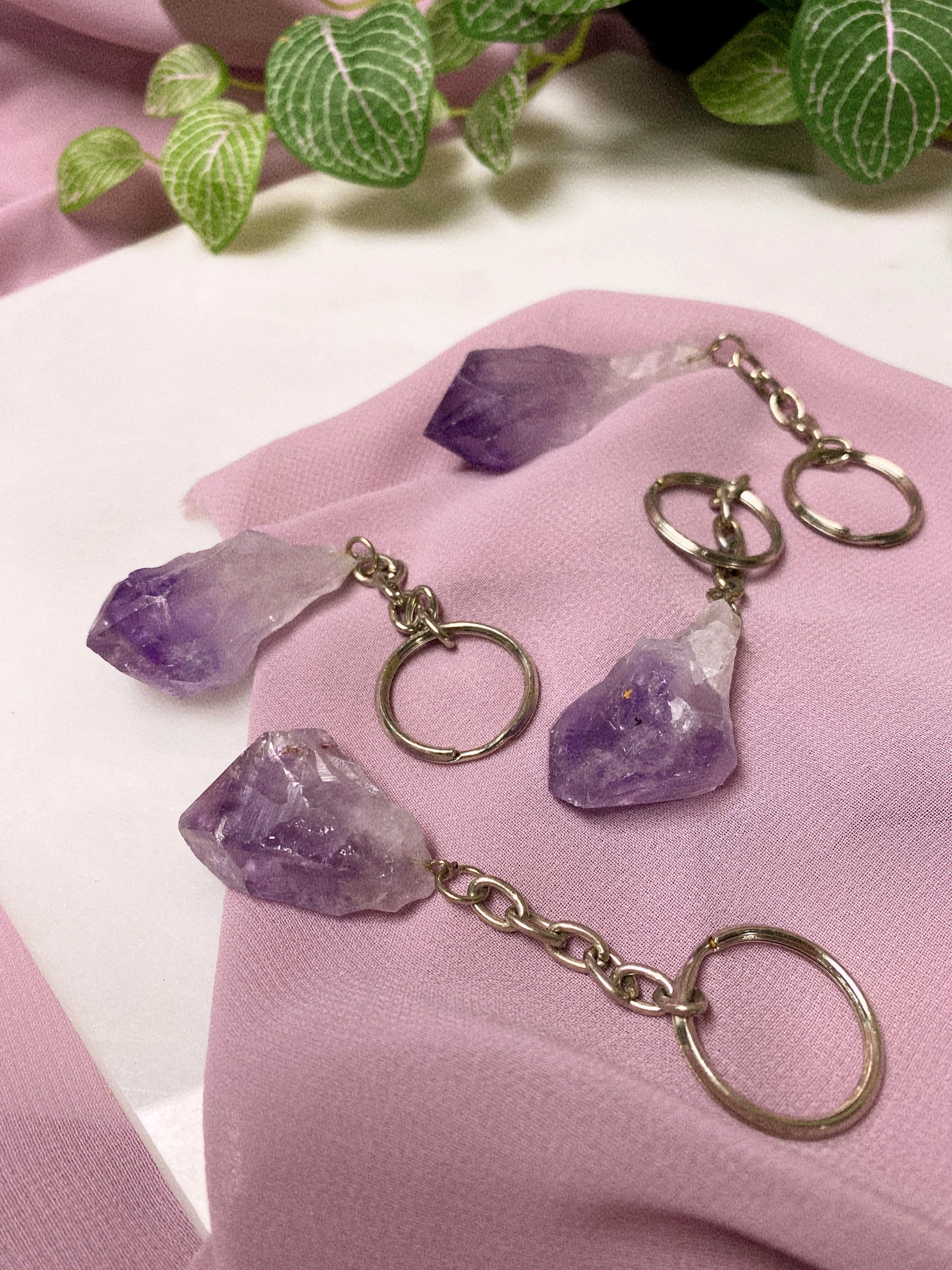 amethyst keychain SISTERS ON TATE